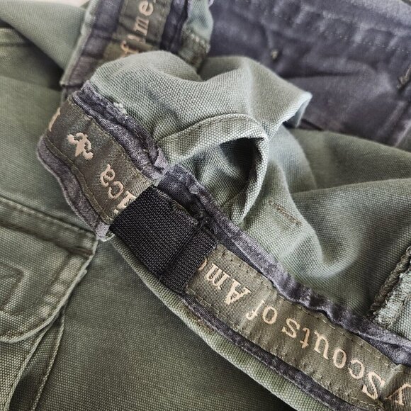 Boy Scouts of America Cargo shorts men size 30 Classic Elastic Uniform Utility - Picture 8 of 13